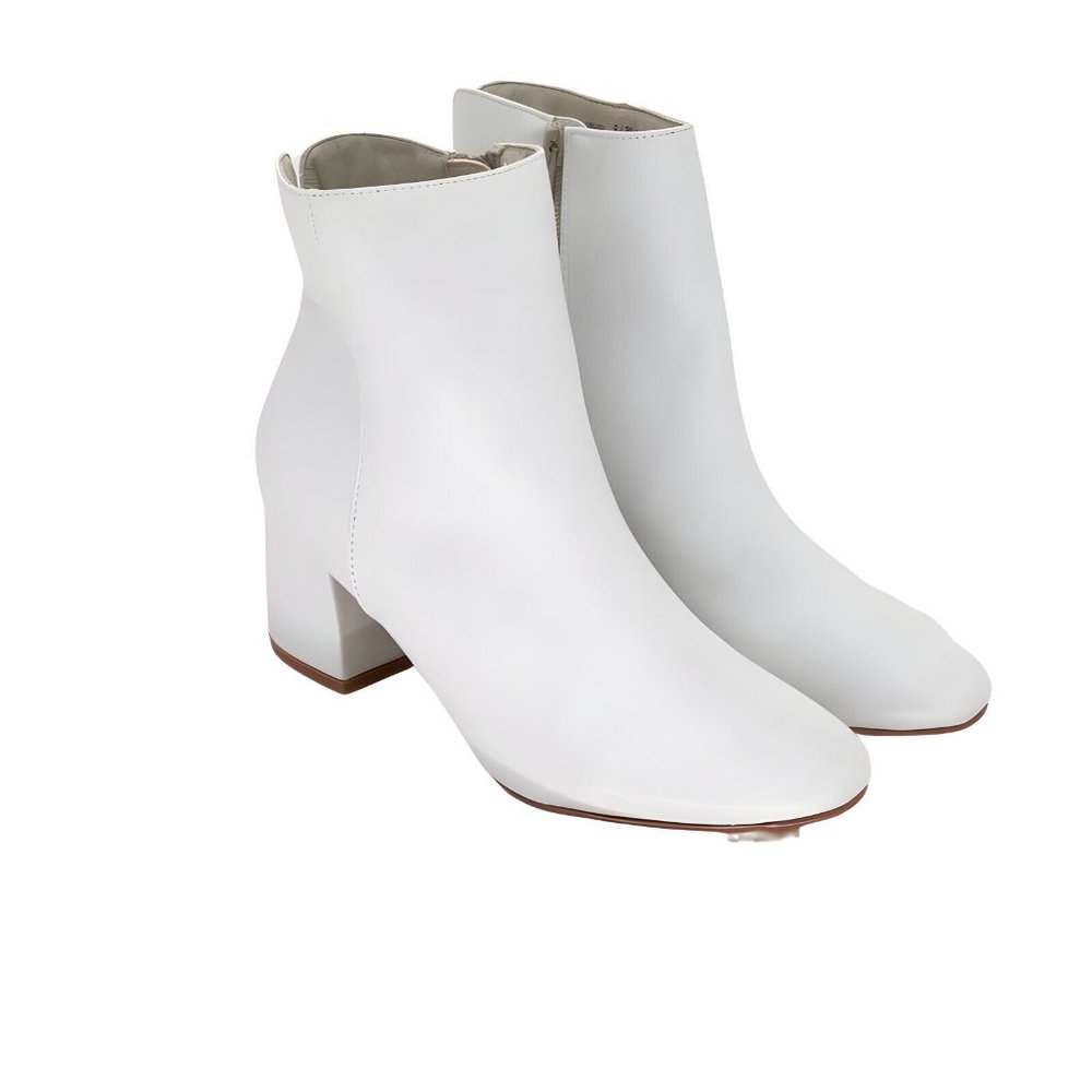 Chinese Laundry Womens DAVINNA Ankle Boot, Bone Smooth, Size 8 - Picture 7 of 7